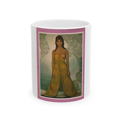 Victoria Vetri #49 - Playboy Mag. May '68 - 1 Photo (Vintage Female Icon) White Coffee Mug-11oz-Go Mug Yourself