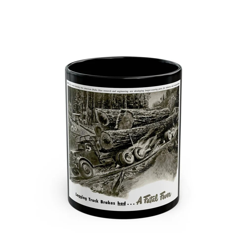 Fatal Fever advertisement, 1947 - Black Coffee Mug-11oz-Go Mug Yourself