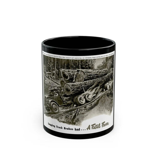 Fatal Fever advertisement, 1947 - Black Coffee Mug-11oz-Go Mug Yourself