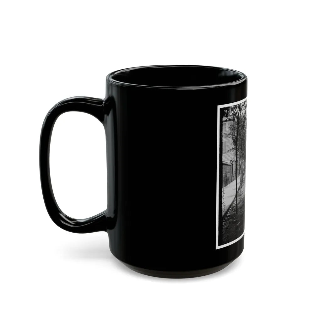 Charleston, S.C. Meeting Street, Near Broad; St. Michael's Church In Middle Distance (U.S. Civil War) Black Coffee Mug-Go Mug Yourself