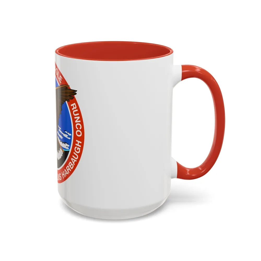 STS 54 (NASA) Accent Coffee Mug-Go Mug Yourself