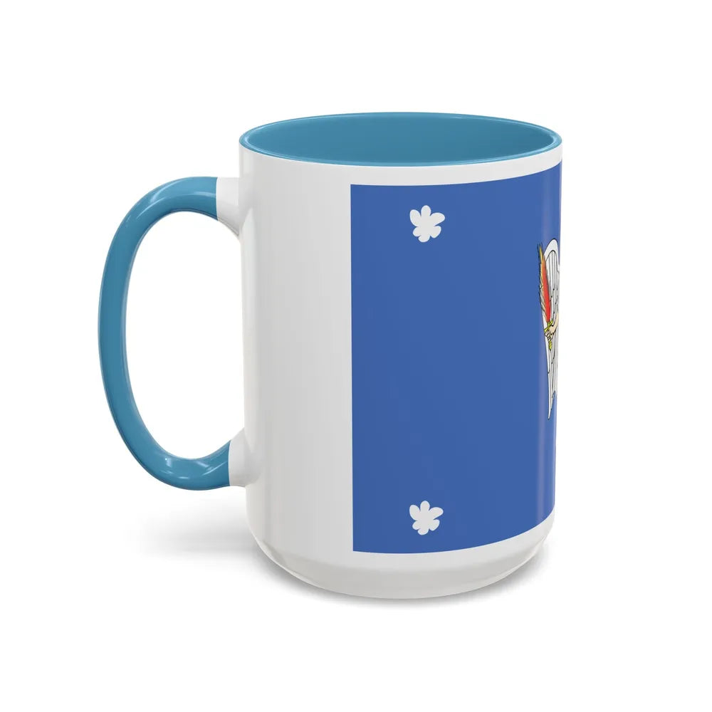 Flag of Iklin Malta - Accent Coffee Mug-Go Mug Yourself