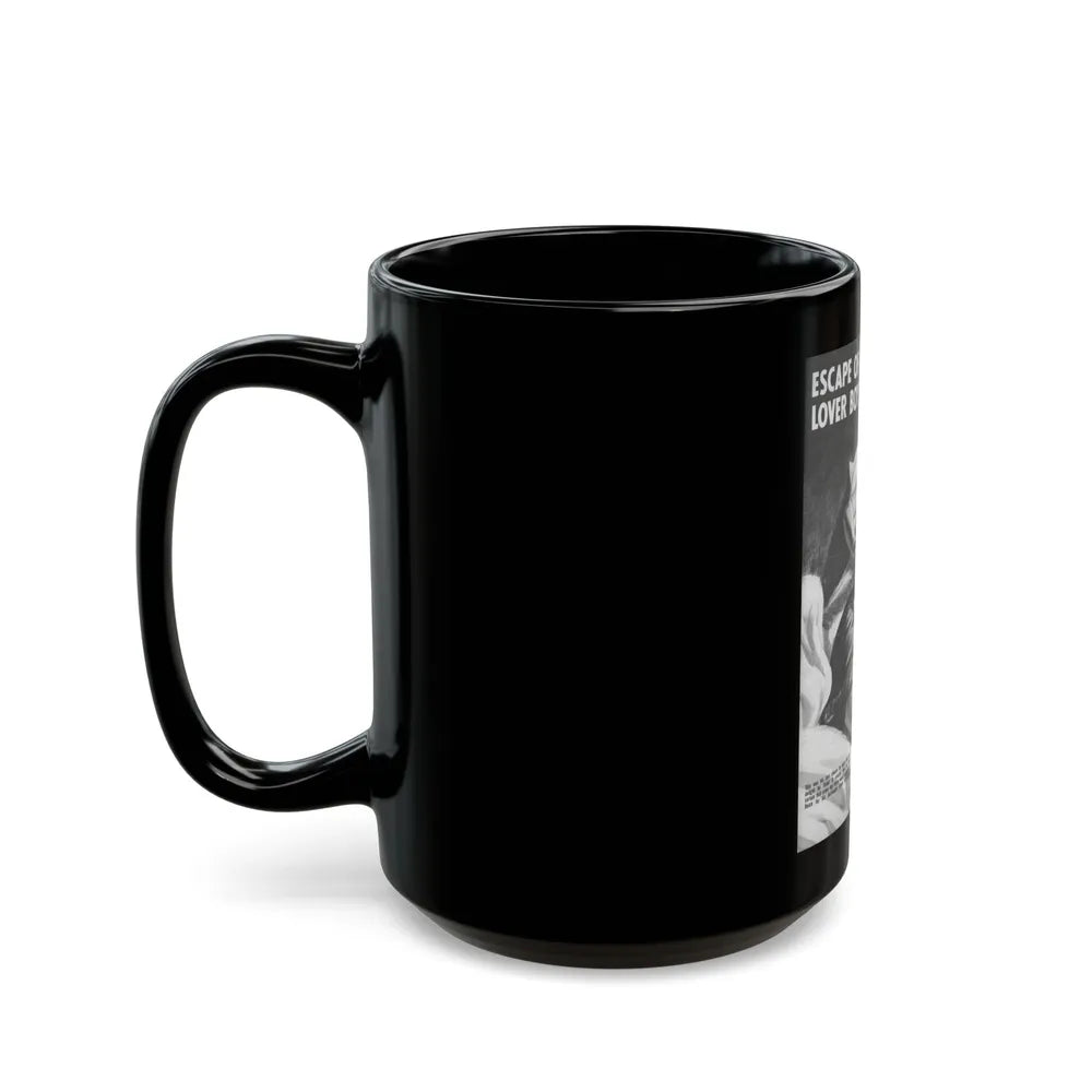 Escape Of Hitler's Lover Boy, World of Men, December 1963 - Black Coffee Mug-Go Mug Yourself