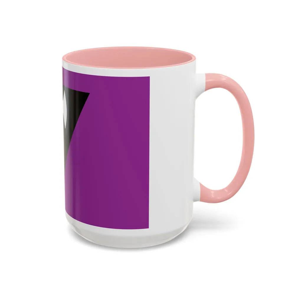 Labrys Lesbian Pride Flag - Accent Coffee Mug-Go Mug Yourself