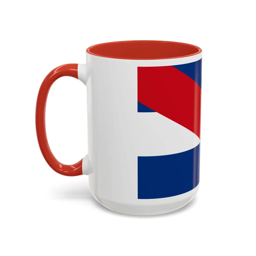 Flag of Federalist Party - Accent Coffee Mug-Go Mug Yourself