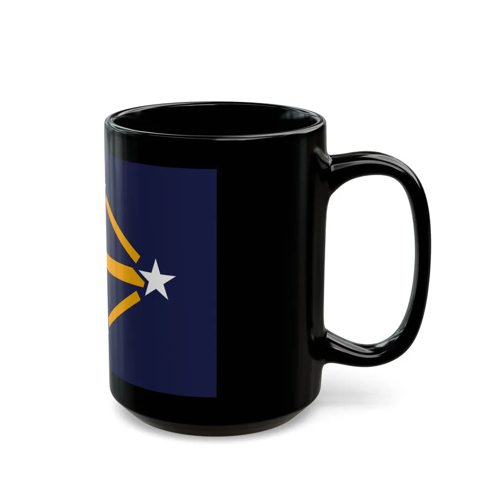 Flag of Imperial Japanese Antarctic Expedition - Black Coffee Mug-Go Mug Yourself