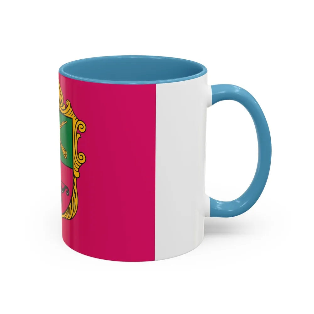 Flag of Zaporizhzhia Ukraine - Accent Coffee Mug-Go Mug Yourself