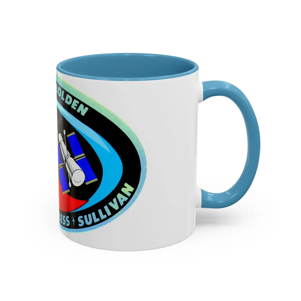 STS 31 (NASA) Accent Coffee Mug-Go Mug Yourself