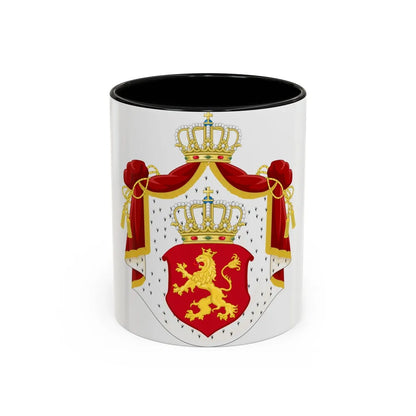 State Achievement of Bulgaria 1878 - Accent Coffee Mug-11oz-Black-Go Mug Yourself