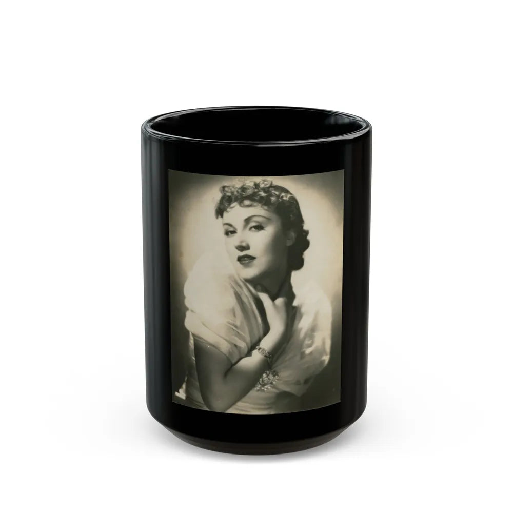 Fay Wray #170 (Vintage Female Icon) Black Coffee Mug-15oz-Go Mug Yourself