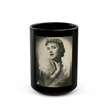 Fay Wray #170 (Vintage Female Icon) Black Coffee Mug-15oz-Go Mug Yourself