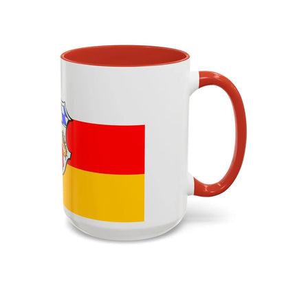 Flag of Erding Germany - Accent Coffee Mug-Go Mug Yourself