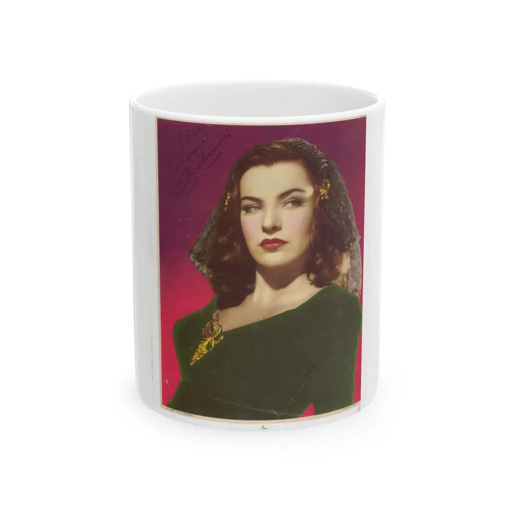 Ella Raines #118 (Vintage Female Icon) White Coffee Mug-11oz-Go Mug Yourself