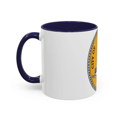 Seal of Baltimore Maryland - Accent Coffee Mug-Go Mug Yourself