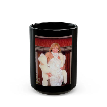 Kim Novak #317 (Vintage Female Icon) Black Coffee Mug-15oz-Go Mug Yourself