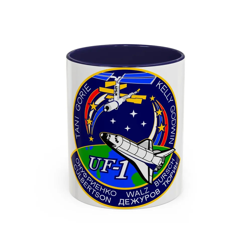 STS 108 (NASA) Accent Coffee Mug-11oz-Navy-Go Mug Yourself