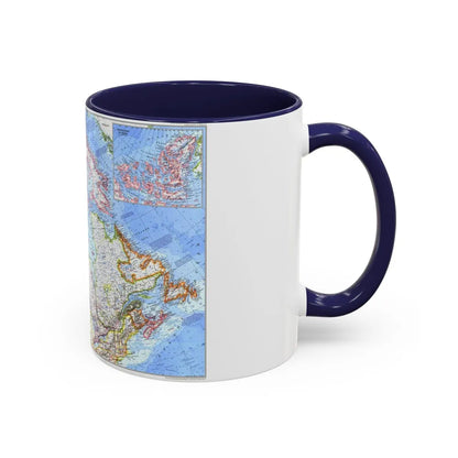 Canada (1972) (Map) Accent Coffee Mug-Go Mug Yourself