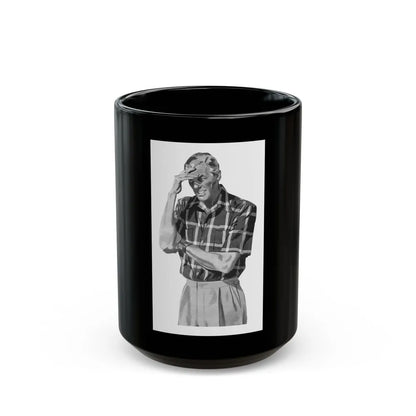 Fashion Illustration, Esquire magazine, 1949 (3) - Black Coffee Mug-15oz-Go Mug Yourself