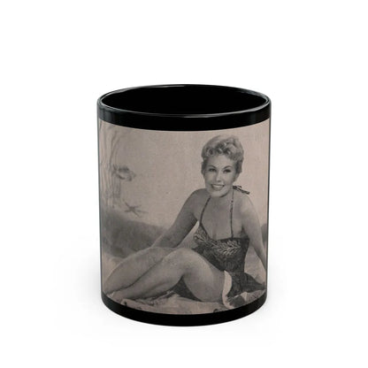 Kim Novak #175 - Scanned Mag. 66 Photos (Vintage Female Icon) Black Coffee Mug-11oz-Go Mug Yourself