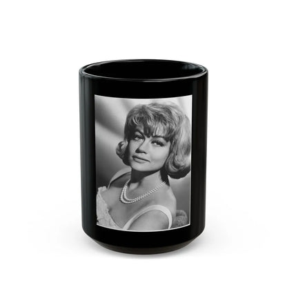 Dorothy Malone #214 (Vintage Female Icon) Black Coffee Mug-15oz-Go Mug Yourself