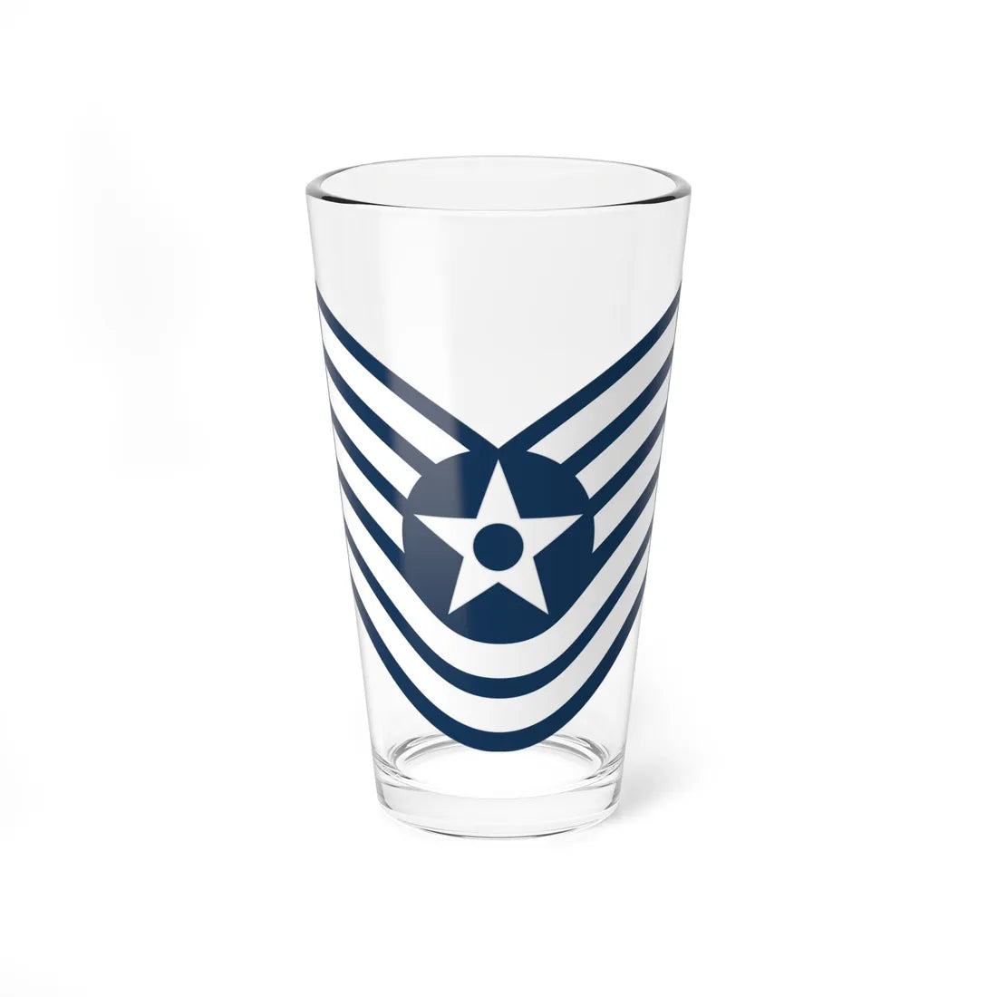 E6 USAF TSGT (United States) (Military Rank) Pint Glass 16oz 16oz - Go Mug Yourself