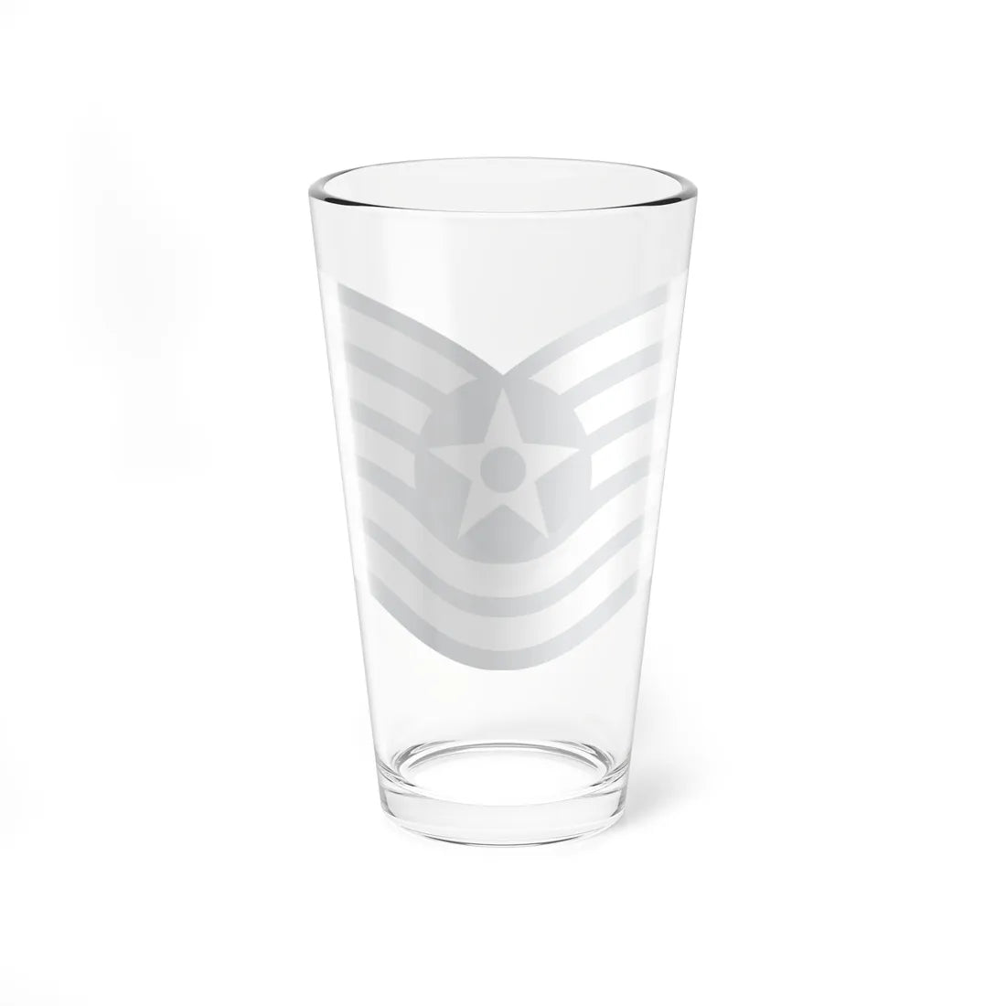 E6 USAF TSGT (United States) (Military Rank) Pint Glass 16oz - Go Mug Yourself
