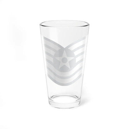 E6 USAF TSGT (United States) (Military Rank) Pint Glass 16oz - Go Mug Yourself
