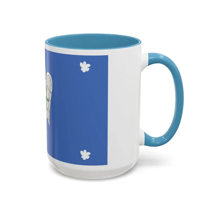 Flag of Iklin Malta - Accent Coffee Mug-Go Mug Yourself