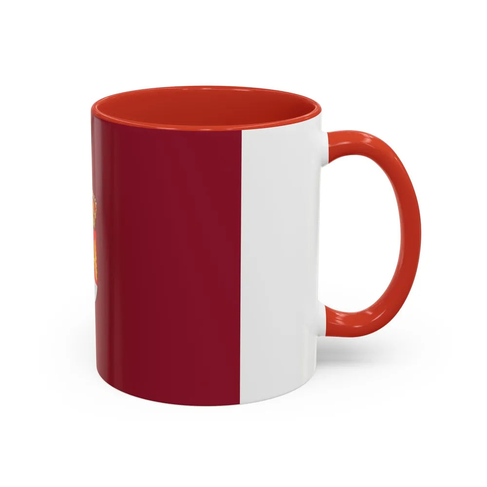 Flag of Albacete Spain - Accent Coffee Mug-Go Mug Yourself