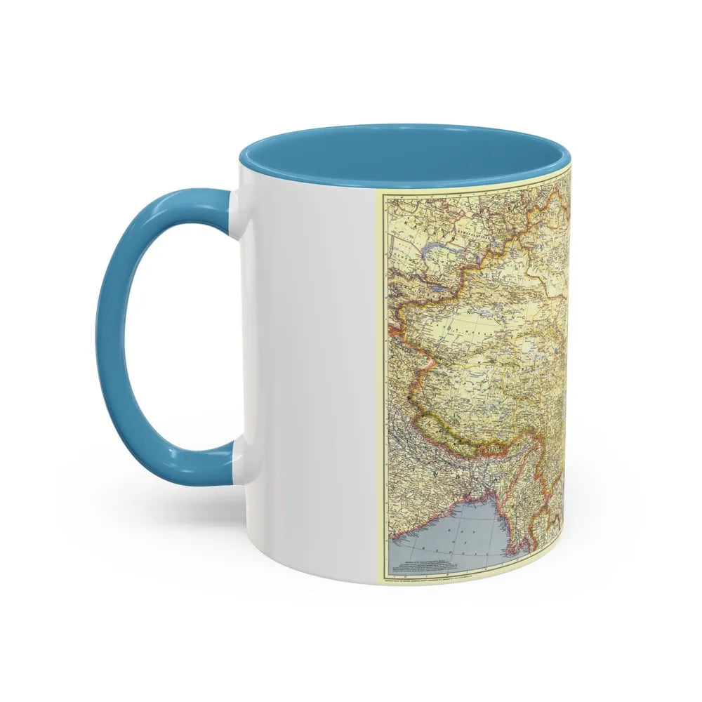 China (1945) (Map) Accent Coffee Mug-Go Mug Yourself