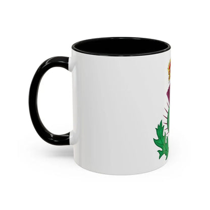 Thistle Royal Badge of Scotland - Accent Coffee Mug-Go Mug Yourself