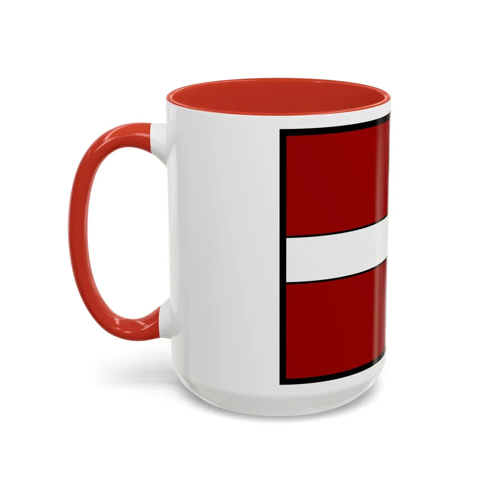 Flag of Asti Italy - Accent Coffee Mug-Go Mug Yourself