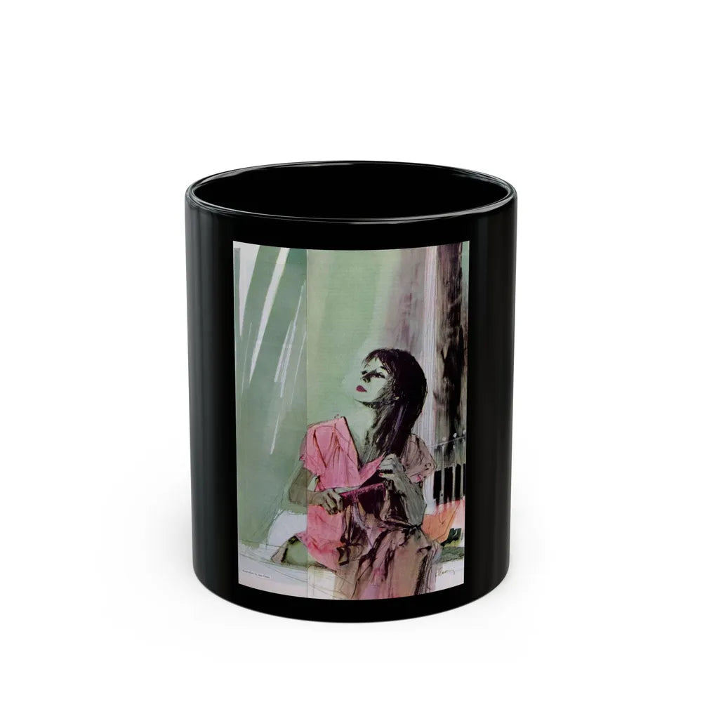 Coming Home, The Saturday Evening Post, June 11, 1964 - Black Coffee Mug-11oz-Go Mug Yourself