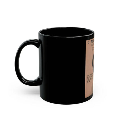 Tina Louise #119 - Pocket Pin-Ups Mag. '55 (Vintage Female Icon) Black Coffee Mug-Go Mug Yourself