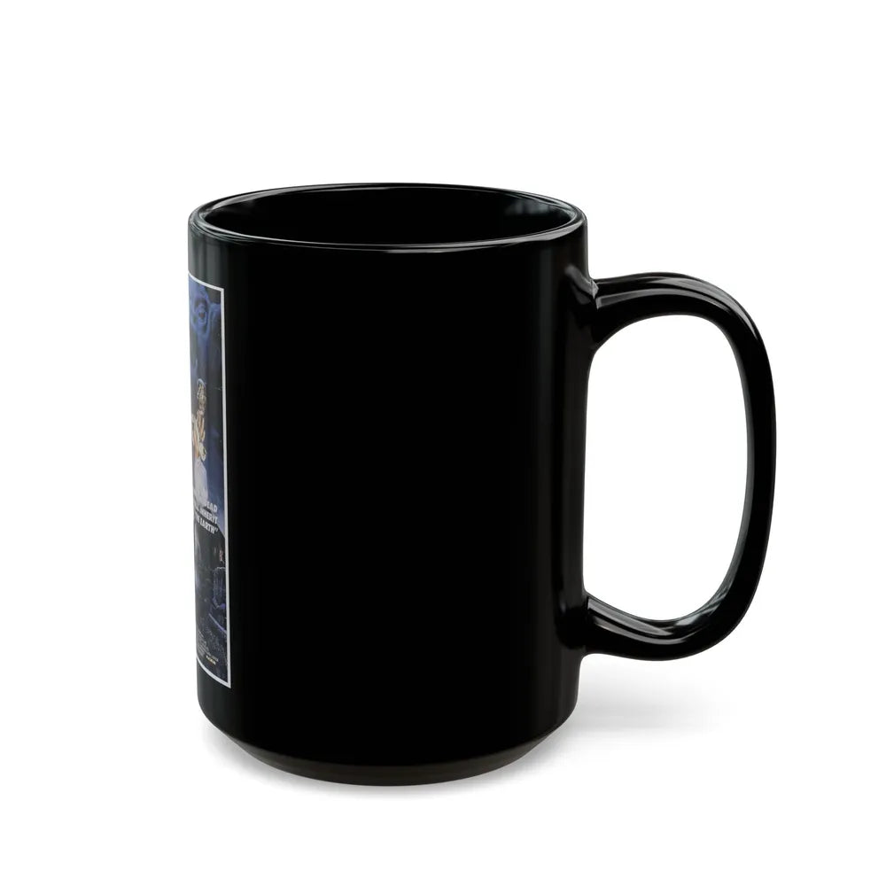 CURSE OF THE BLUE LIGHTS 1988 Movie Poster - Black Coffee Mug-Go Mug Yourself