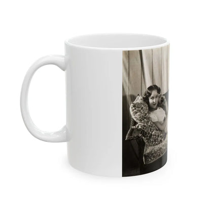 Fay Wray #195 (Vintage Female Icon) White Coffee Mug-Go Mug Yourself