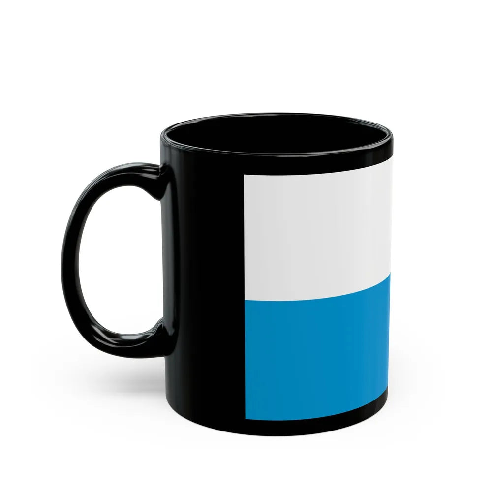 Flag of Bavaria bicolour variant Germany - Black Coffee Mug-Go Mug Yourself