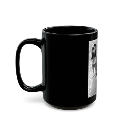 Pamela Tiffin #56 (Vintage Female Icon) Black Coffee Mug-Go Mug Yourself