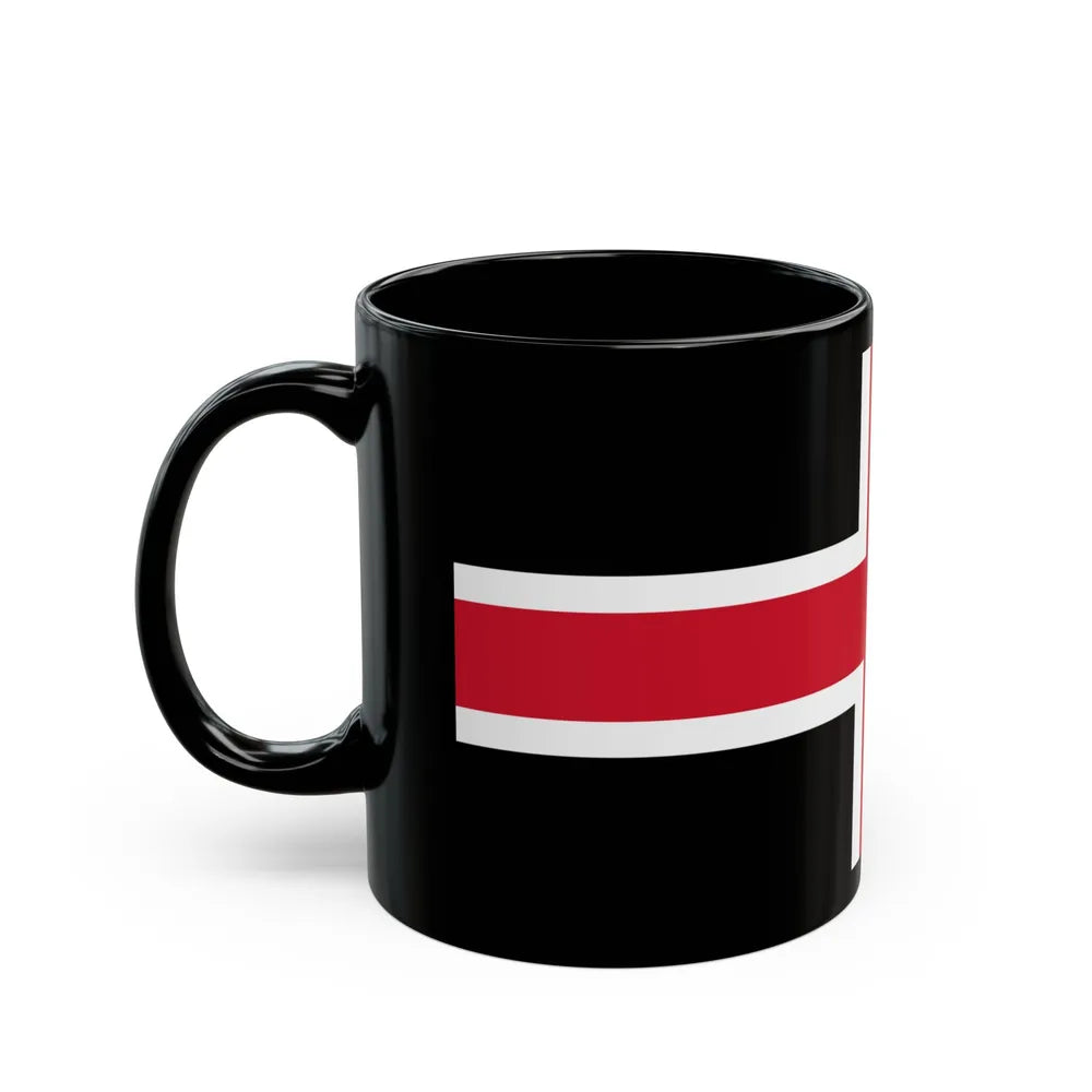 Flag of Durham UK - Black Coffee Mug-Go Mug Yourself