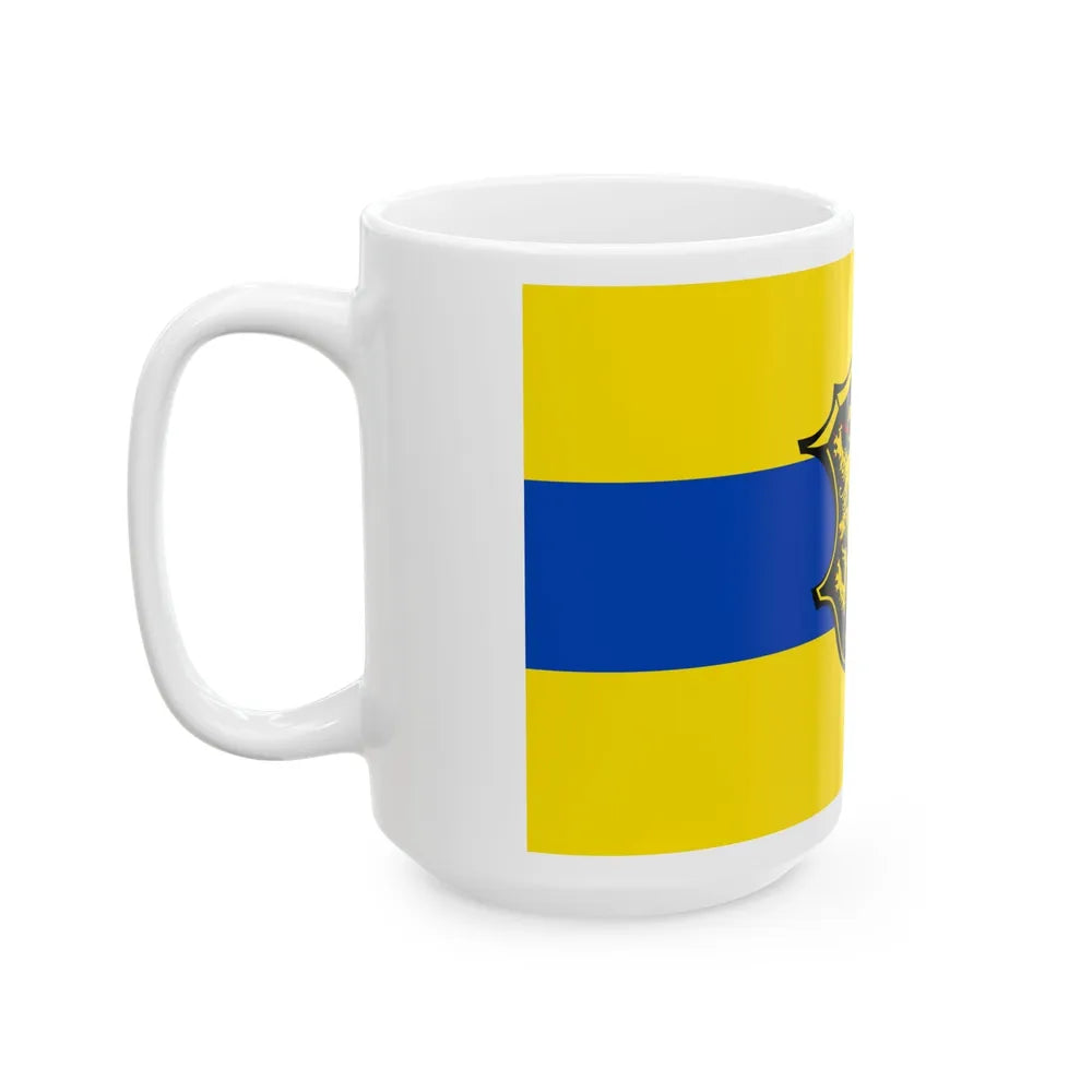 Flag of Neustadt an der Waldnaab Germany - White Coffee Mug-Go Mug Yourself