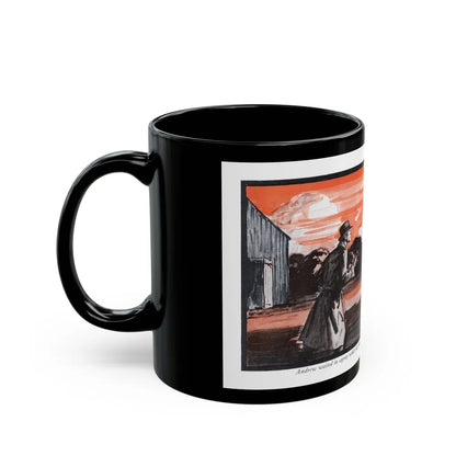 Driving Mists (1), McCall's magazine, March 1930 - Black Coffee Mug-Go Mug Yourself