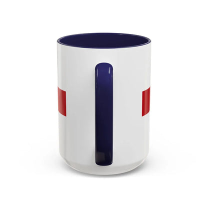 Flag of Genoa Italy - Accent Coffee Mug-Go Mug Yourself