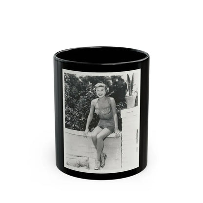 Doris Day #120 (Vintage Female Icon) Black Coffee Mug-11oz-Go Mug Yourself