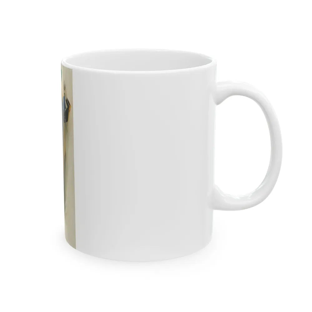 Fashionable Women (3) - White Coffee Mug-Go Mug Yourself