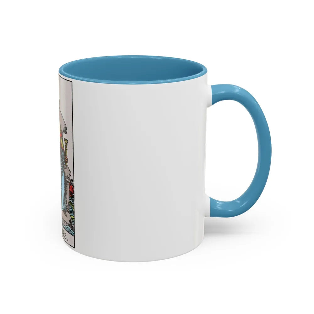 The King of Cups (Tarot Card) Accent Coffee Mug-Go Mug Yourself