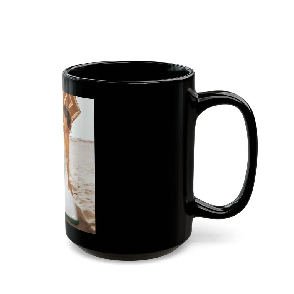 Eve Meyer #31 (Vintage Female Icon) Black Coffee Mug-Go Mug Yourself