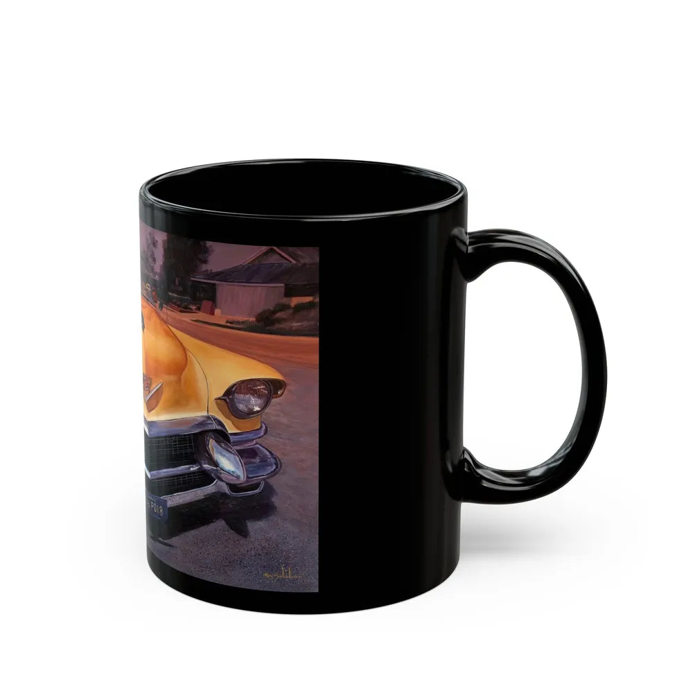 Cadillac Convertible - Black Coffee Mug-Go Mug Yourself