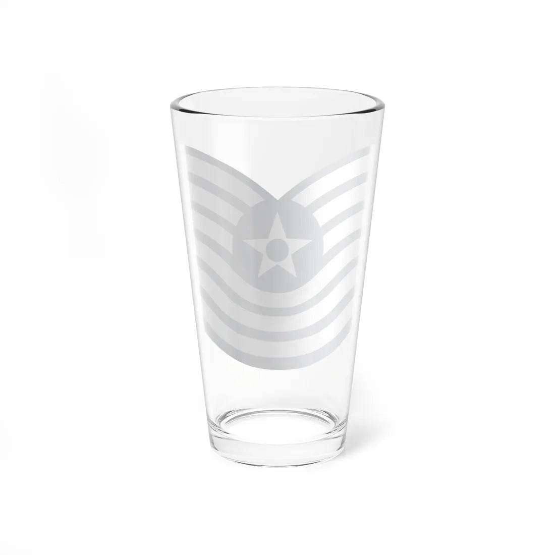 E7 USAF MSgt 1967-1991 (United States) (Military Rank) Pint Glass 16oz - Go Mug Yourself