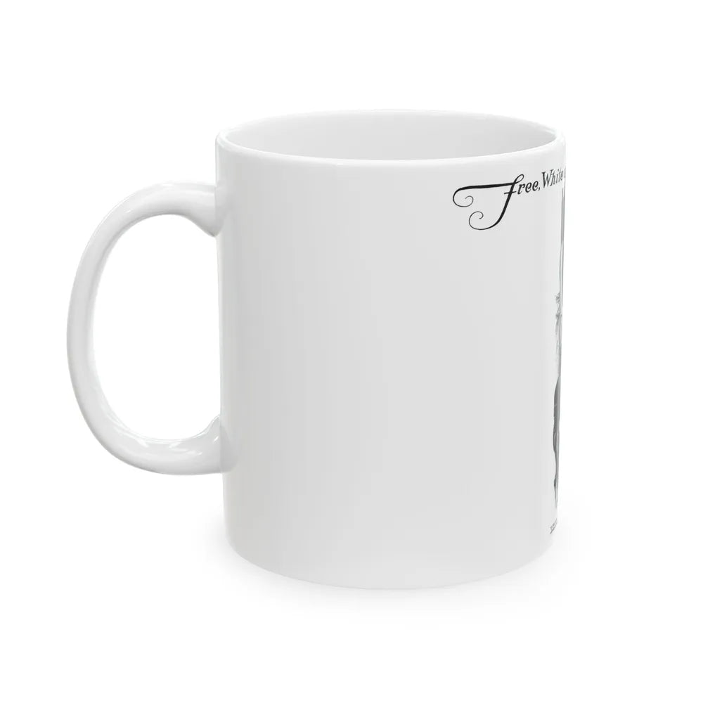 Free, White and Female (7), Collier's, March 31, 1928 - White Coffee Mug-Go Mug Yourself