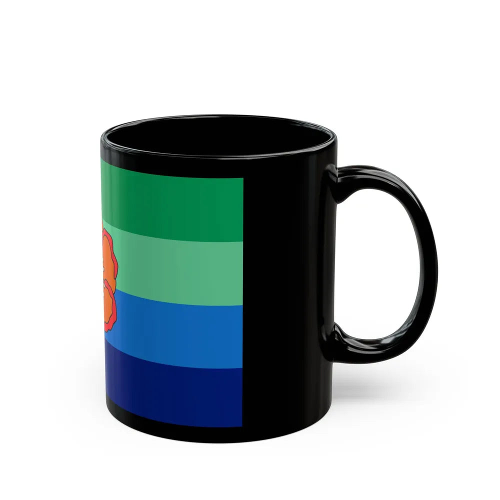 Flag of Angaur Palau - Black Coffee Mug-Go Mug Yourself